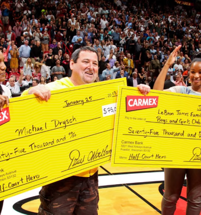 Carmex $75,000 Half Court Shot